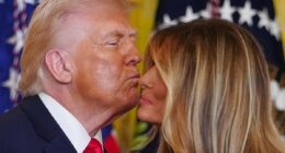Chivalrous Trump crowns Melania a movie star 'too big for the White House'