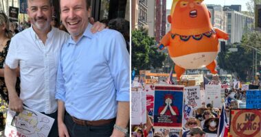 Chris Murphy roasted for pics with Jimmy Kimmel thousands of miles from home state