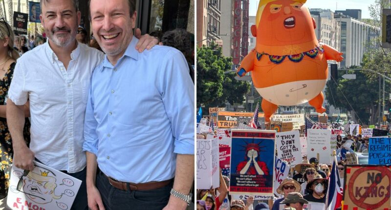 Chris Murphy roasted for pics with Jimmy Kimmel thousands of miles from home state