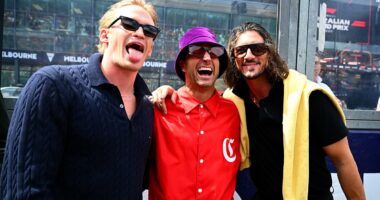 Cody Simpson parties at Grand Prix after split with Emma McKeon