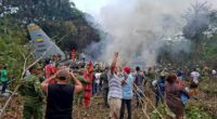 Colombian military plane crash kills at least 66, head of armed forces says