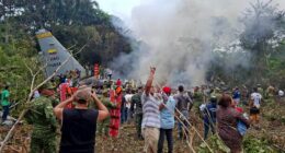 Colombian military plane crash kills at least 66, head of armed forces says