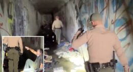 Corridors of filth as authorities clear yet another homeless encampment inside LA storm drain
