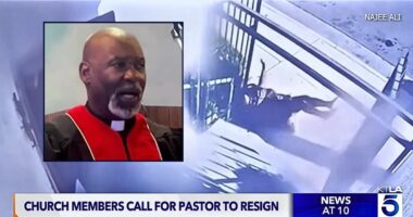 'Could have killed her': Pastor 'violently pushed' elderly woman down cement steps outside church, leaving her with broken bones, officials say