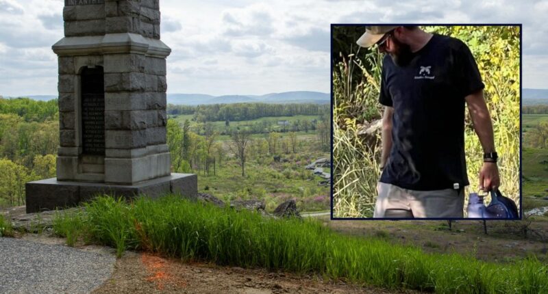 'Could hear the scratching': Man desecrated Gettysburg monuments by 'using a knife to carve his initials,' feds say