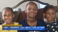 Crete house fire: 71-year-old Walter Palmer, 16-year-old Kassidy James, 11-year-old Mary James, 7-year-old Ivory James found dead