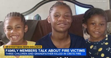 Crete house fire: 71-year-old Walter Palmer, 16-year-old Kassidy James, 11-year-old Mary James, 7-year-old Ivory James found dead