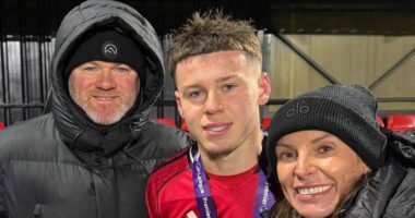 Cristiano Ronaldo Jr and Kai Rooney were once Man United team-mates - now they are strutting their stuff at Real Madrid and Man United... just like their fathers