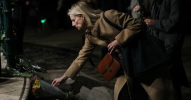 Crowd gathers to mark five years since the death of Sarah Everard