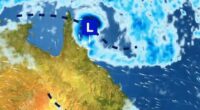 A tropical low heading towards the Queensland coastline could develop into a tropical cyclone by the end of the week.