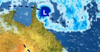 A tropical low heading towards the Queensland coastline could develop into a tropical cyclone by the end of the week.
