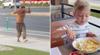 Dad details nightmare family meal in Fresno as homeless man freaks out nearby