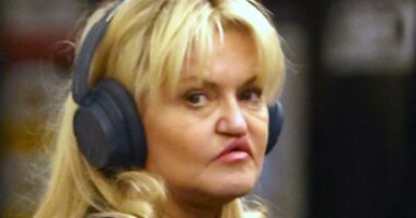 Danniella Westbrook shows off the results of reconstructive surgery