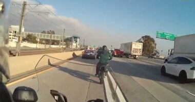 Daredevil motorcyclist wanted after high-speed escape from Pasadena cops