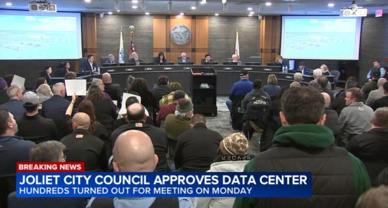 Data centers in Illinois: City council approves plans for Joliet data center near Bernhard and Rowell, east of Speedway