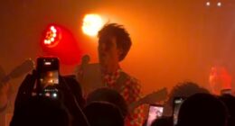 David Beckham supports son Cruz at his latest gig in Paris