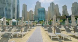 Deserted Dubai: Sun loungers, beaches and pools sit empty