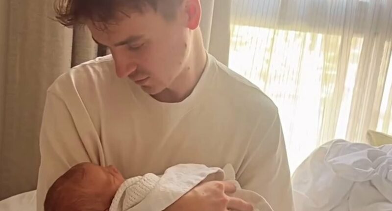 Dianne Buswell shares sweet clips of Joe Sugg cradling their baby son