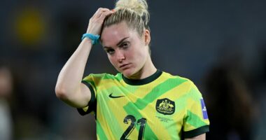Double blow for the Matildas in dramatic match as star gets KO'd and another big name tells a match official to 'f*** off'