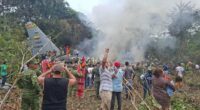 Dozens of Colombian soldiers feared dead as military plane crashes