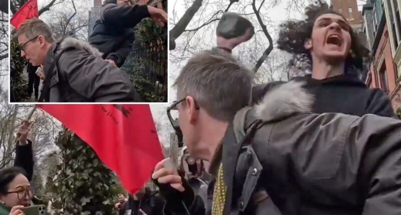 Dramatic moment accused ISIS-loving terrorist throws bomb at Gracie Mansion