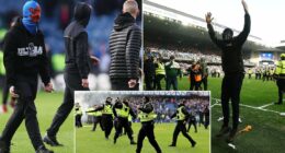 Dressed in black, wearing masks and hoodies, the Old Firm ultras stormed the pitch... shaming the clubs who have so spectacularly failed to deal with their growing menace