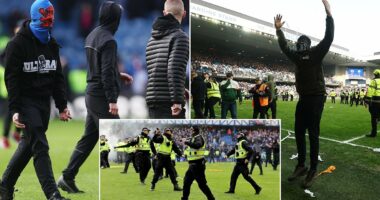 Dressed in black, wearing masks and hoodies, the Old Firm ultras stormed the pitch... shaming the clubs who have so spectacularly failed to deal with their growing menace