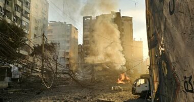 Drone attack hits US embassy in Saudi Arabia as Americans are urged to evacuate 15 countries and new strikes hit Iran - live updates