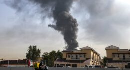 Drone strike near Dubai airport sets fuel tank ablaze - live