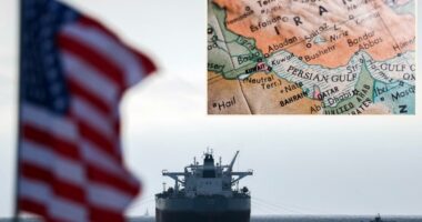 Drone strike torches oil tanker in Strait of Hormuz as Iran's blockade halts global shipping