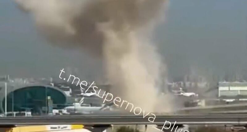 Dubai airport hit by Iran drone: Massive explosion