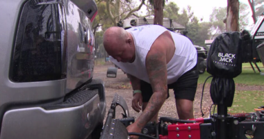 Gold Coast man Richard Croydon is four weeks into a nine month road trip.