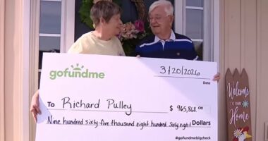 Elderly DoorDash driver receives check for almost $1MILLION