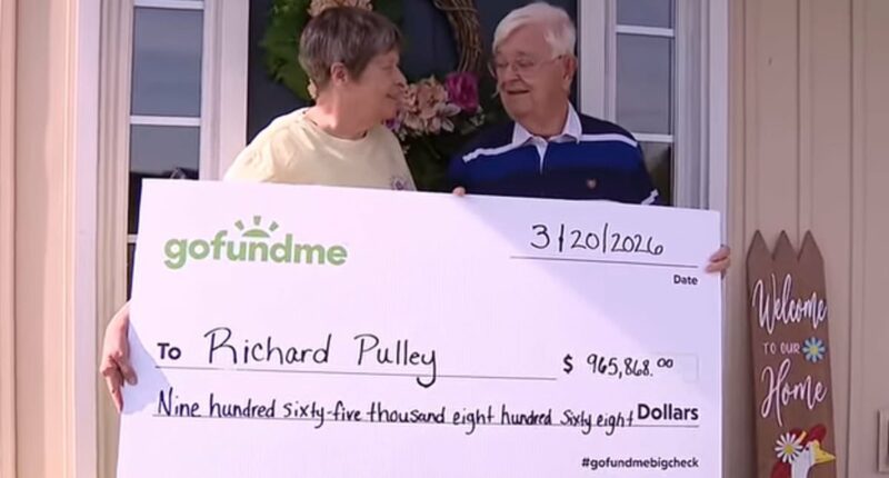 Elderly DoorDash driver receives check for almost $1MILLION