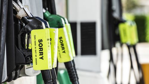 Petrol prices showing BP petrol station in Clovelly 16th March 2026.