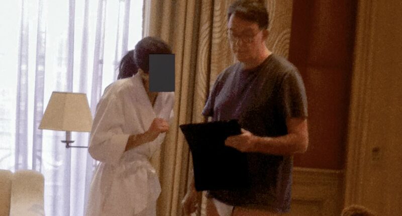 Epstein took snap of Mandelson in his underpants,  model reveals