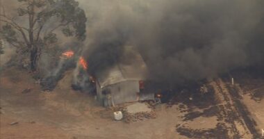 Perth Hills fire