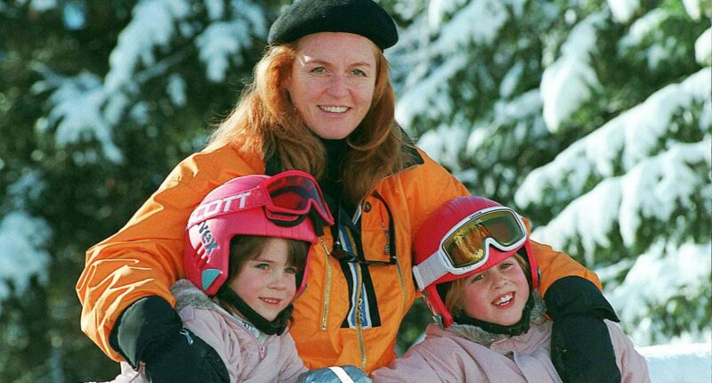 Fergie boasted she was a 'very good mother' - but a royal expert claims she 'handed daughters' to nannies and took Beatrice on an illicit holiday with her lover weeks after Eugenie's birth - before introducing them to Epstein