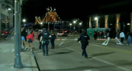 A riot broke out following Opening Game in Cincinnat