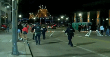 A riot broke out following Opening Game in Cincinnat