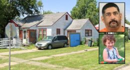 Firefighters responding to house blaze find 4-year-old girl strangled to death and man hiding in a crawl space under the home