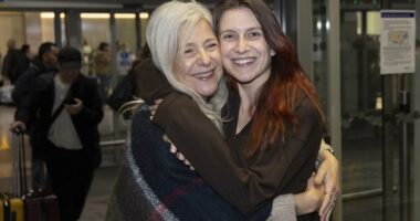 First evacuation flight from the Middle East touches down in the UK