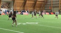 First-ever Illinois collegiate women's flag football tournament wraps up at Chicago Bears' Walter Payton Center at Halas Hall