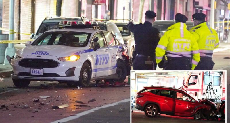 Five injured, two critically, after car plows down NYC street