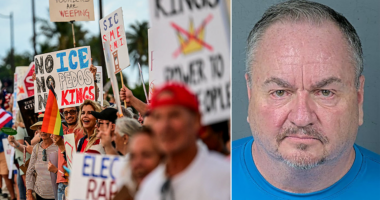 Florida county's Democratic Party chair accused of hitting man in head with bullhorn at 'No Kings' protest