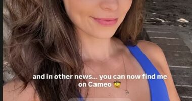 Pictured: Tiffany Salmond takes to Instagram to announce she's now charging her fans for personalised messages on the Cameo video platform