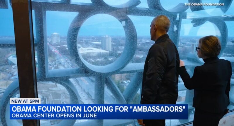 Foundation looking for Obama Presidential Center volunteers in Chicago's Jackson Park; opening date set for Juneteenth