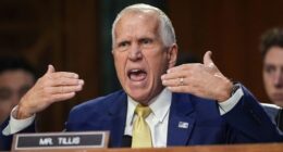 A furious Thom Tillis demanded Kristi Noem's resignation.