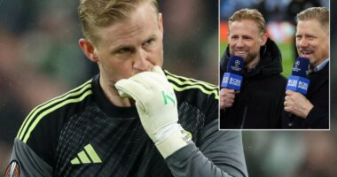 GLOVES ARE OFF! Kasper Schmeichel fears career is over after shoulder injury ... but he's accused of using Celtic for 'selfish' purposes during dip in form this season
