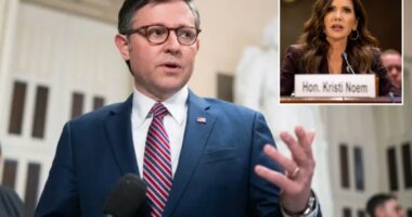 GOP in 'course-correction mode' after Noem ouster, unfavorable polls: Speaker Johnson